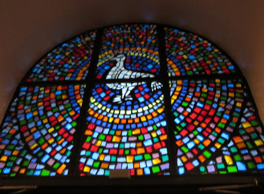 Above the front door