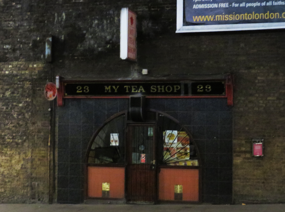 Super cute tea shop near London Bridge tube station