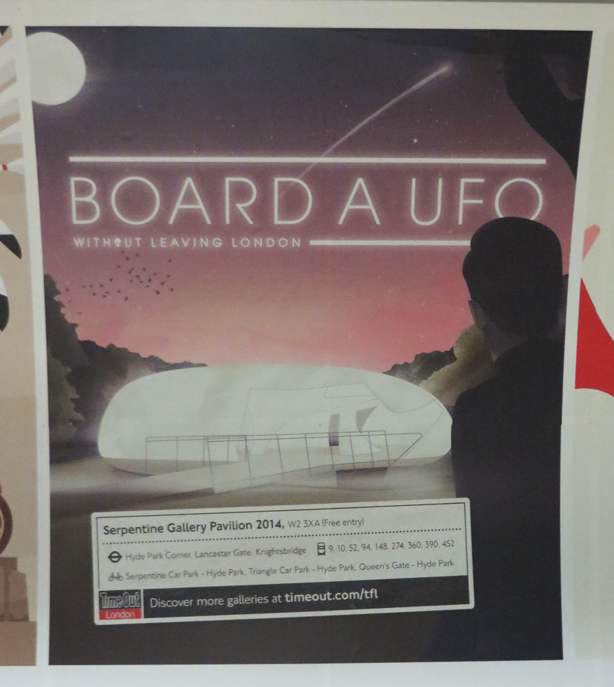 London wants you to board a UFO. Tell London no thanks.