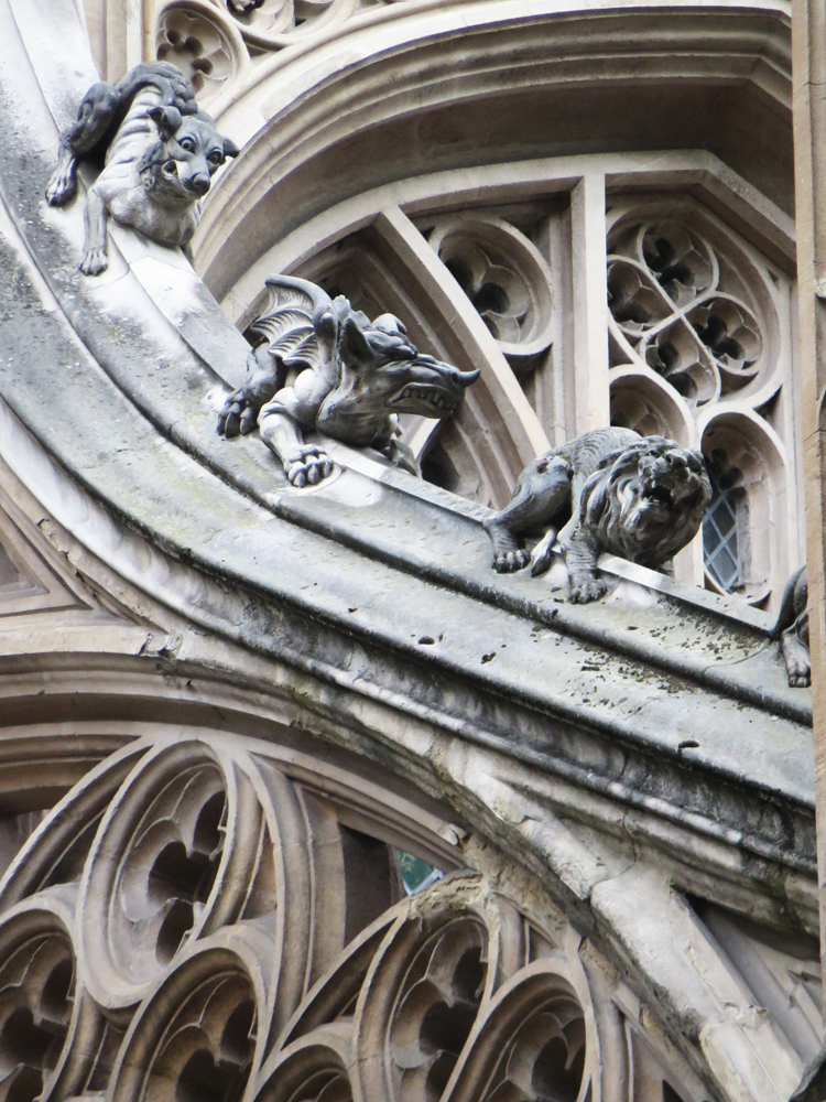 ghoulies on Westminster Abbey