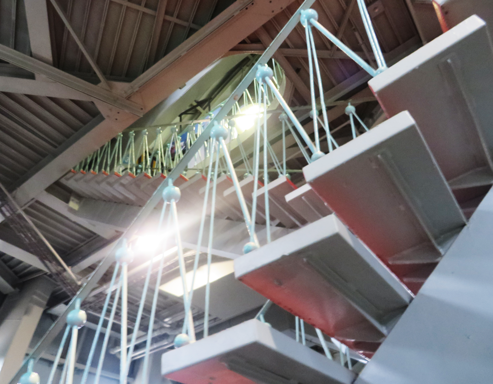 Awesome mid-century Atomium stairs