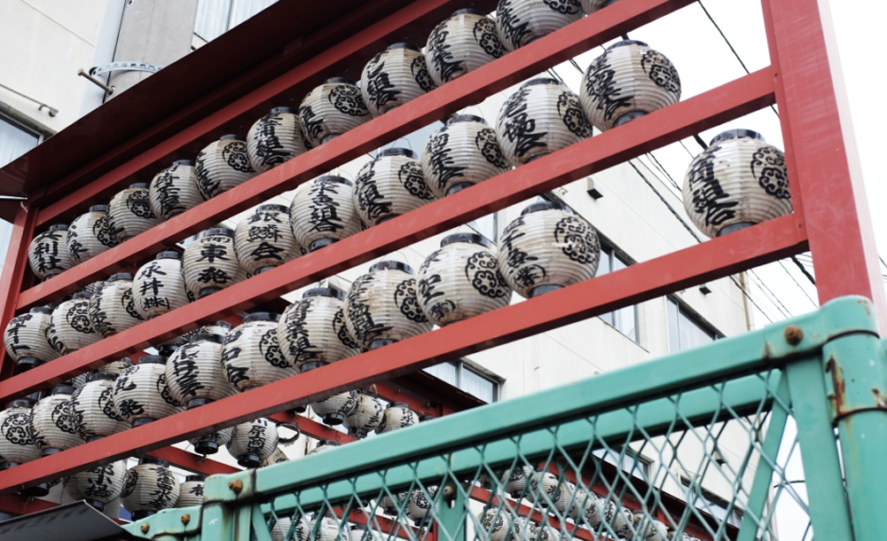 Lanterns at Tokyo's Tsukiji Market