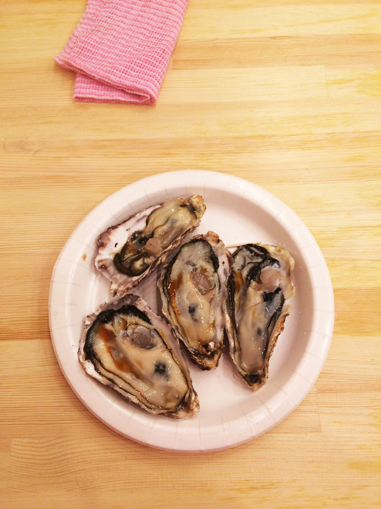 Oysters from Tsukiji Market