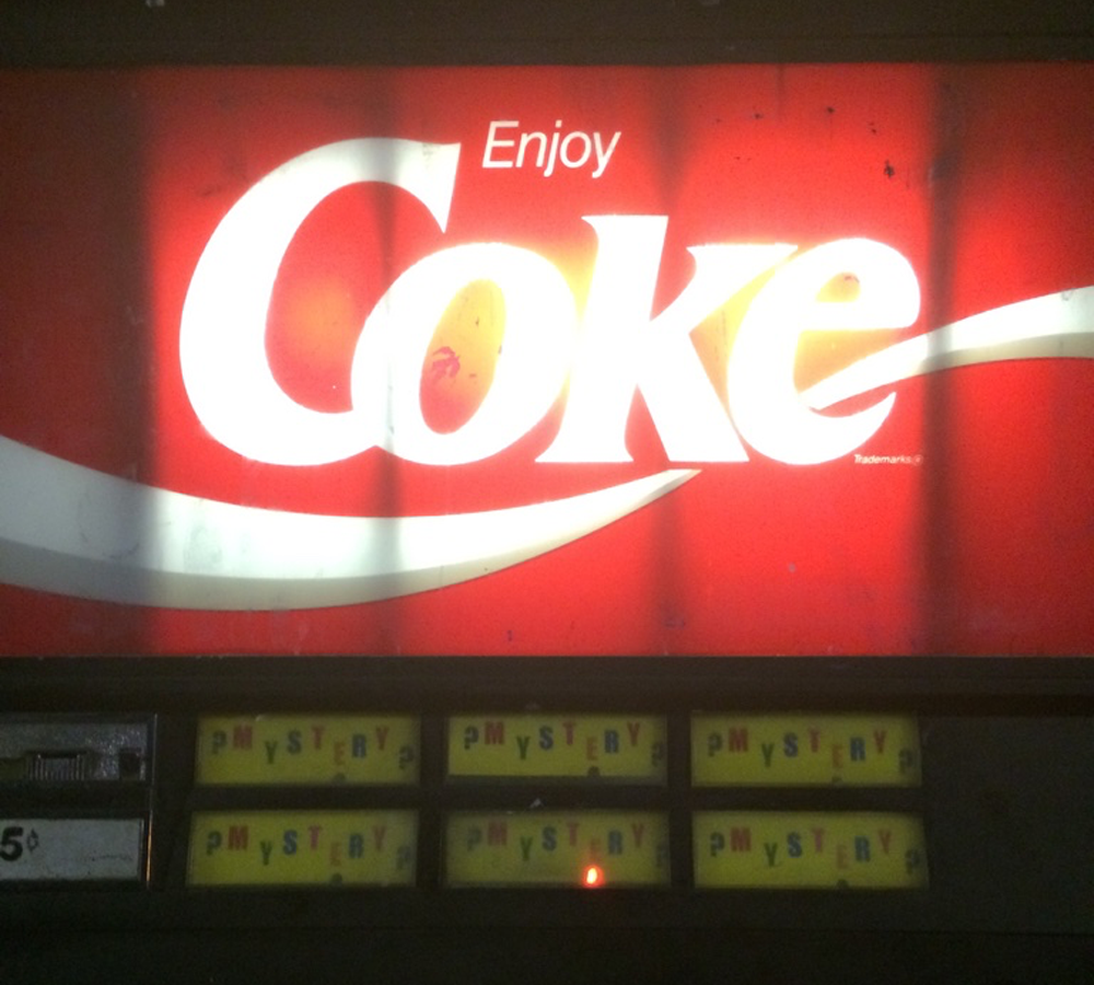The weirdly much-heralded Capitol Hill mystery Coke machine