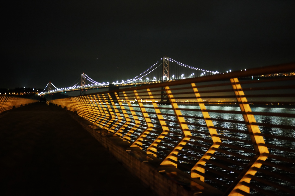 Bay Bridge and Pier 14