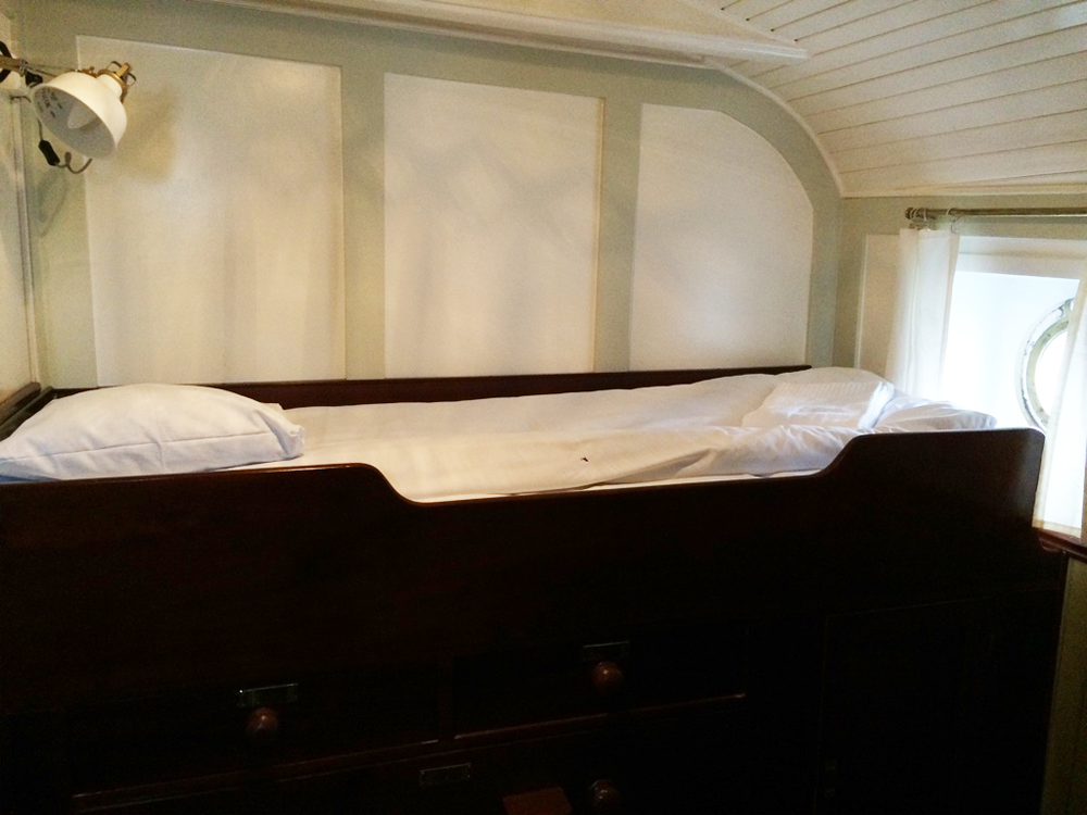 Bed in Officer's Quarter on Af Chapman