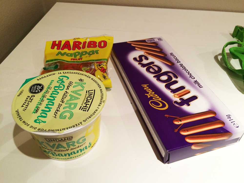 Sad person food from a Swedish grocery