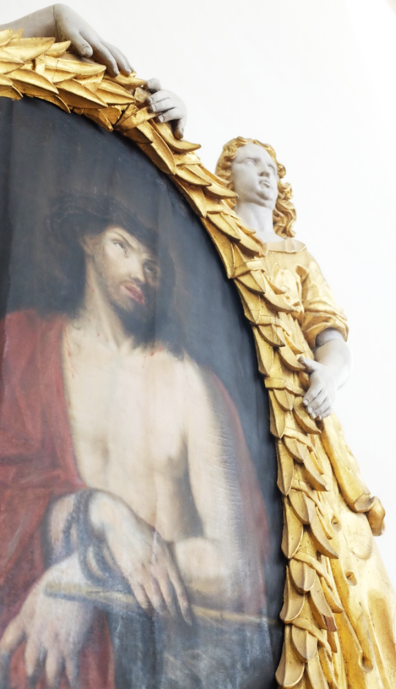 Religious carving and painting at Stockholm's Historiska Museet